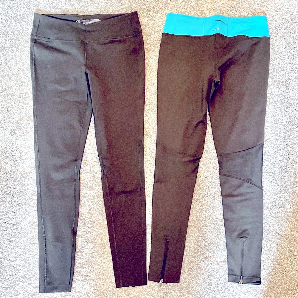 2 Pairs of Victoria’s Secret Sport VSX Knockout Leggings
